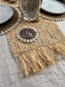 Raffia - Tischläufer